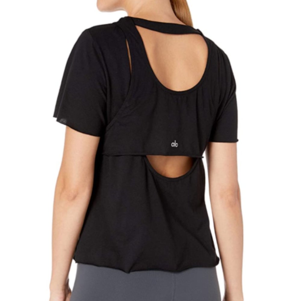 Alo Yoga Women's Glide Short Sleeve Top *SALE*